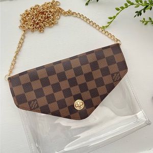 Clear Concert or Stadium Bag - Perfect Luxe Crossbody or Shoulder Bag